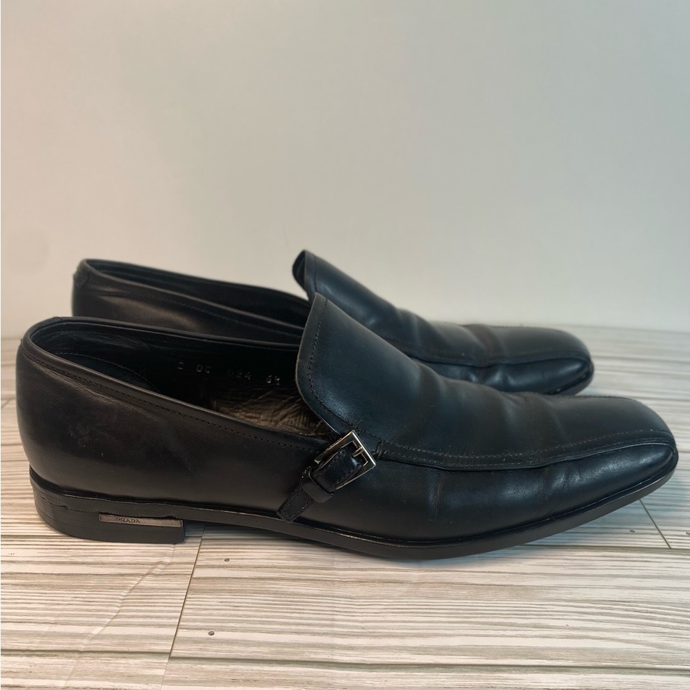 PRADA Leather Loafers size 6.5